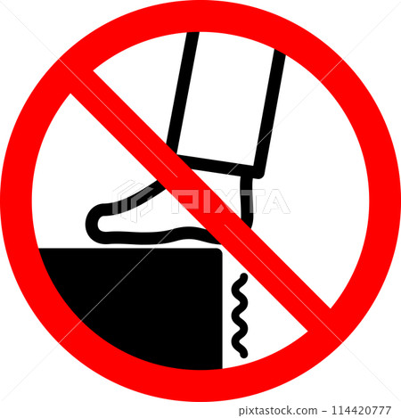 禁止騎乘的標誌 114420777