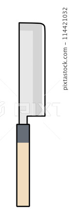 Illustration of a thin blade knife (Kanto style) 114421032
