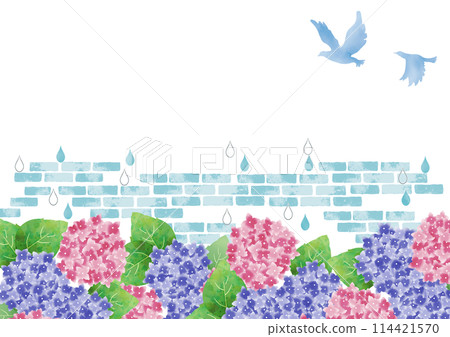 繡球花和小鳥3 114421570