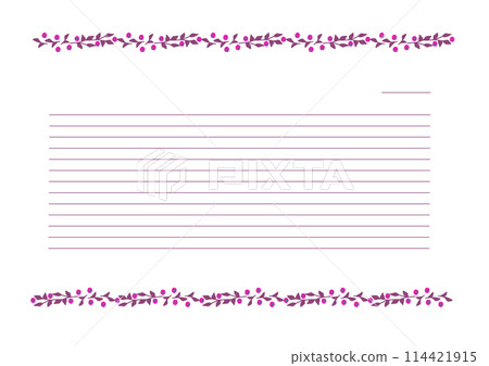 樹葉文具A4面 114421915