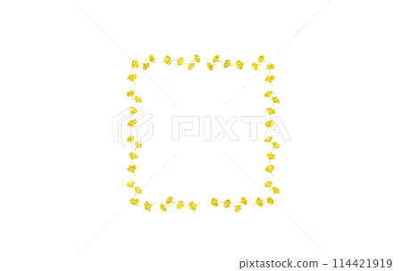 金色銀杏方框 114421919