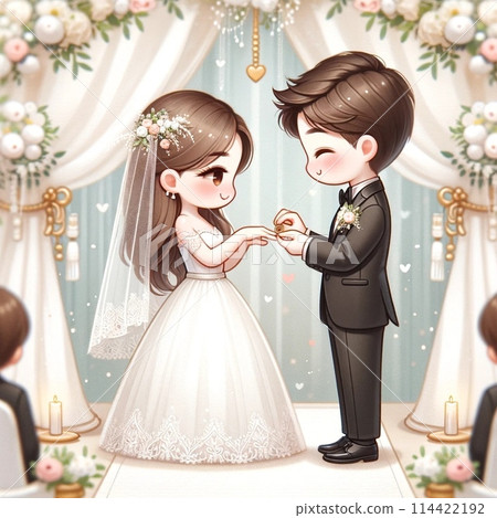 Wedding illustrations 114422192