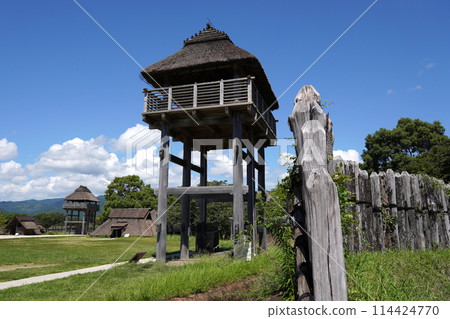 Saga Yoshinogari Ruins Watchtower - Stock Photo [114424770