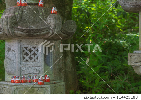 拍攝大阪府箕尾市勝尾寺的達摩 114425188