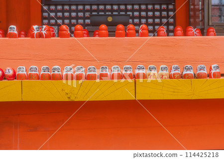 拍攝大阪府箕尾市勝尾寺的達摩 114425218