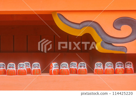 Photographed Daruma of Katsuo-ji Temple in Minoo City, Osaka Prefecture 114425220