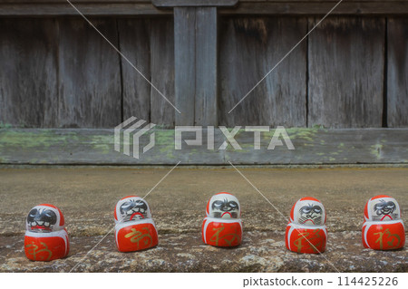 Photographed Daruma of Katsuo-ji Temple in Minoo City, Osaka Prefecture 114425226