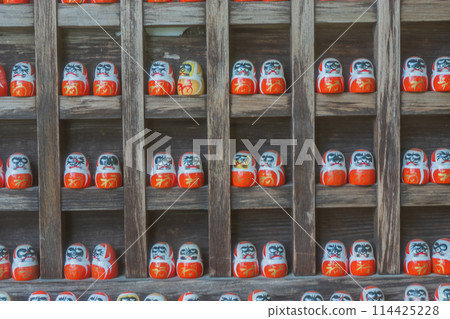 拍攝大阪府箕尾市勝尾寺的達摩 114425228