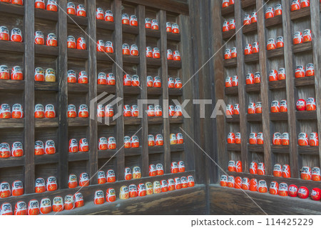 拍攝大阪府箕尾市勝尾寺的達摩 114425229