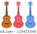 guitar flat design isolated cartoon 114425349