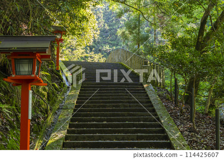 鞍馬寺九十九條參道石階及燈籠 114425607