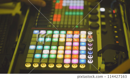A panel to control the lights at the event. 114427163