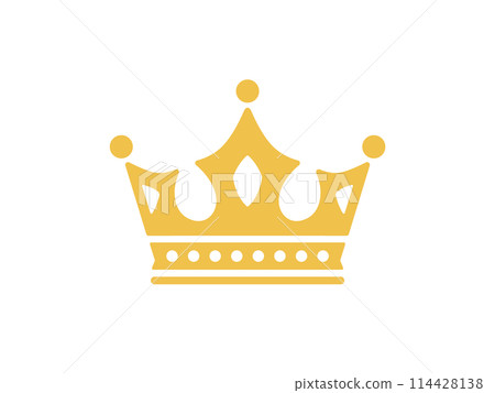 簡單的皇冠圖示向量圖 114428138