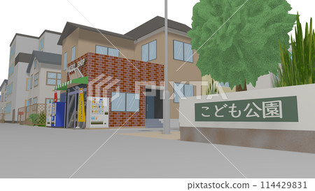 非常適合動畫背景的 3D 影像 114429831
