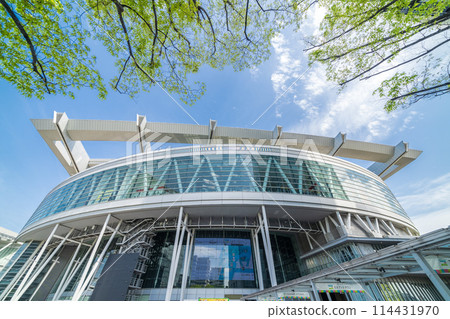 從埼玉縣櫸樹廣場看到的埼玉超級競技場 從埼玉縣櫸樹廣場看到的埼玉超級競技場 114431970