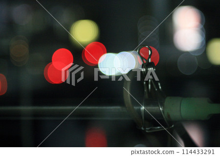 Clothesline and ball bokeh Clothesline and ball bokeh 114433291
