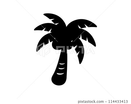 Palm tree icon Vector illustration 114433413