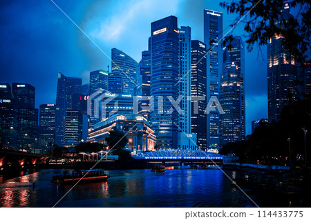 新加坡夜景A 新加坡夜景A 114433775