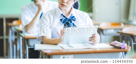 High school classes. 114434350