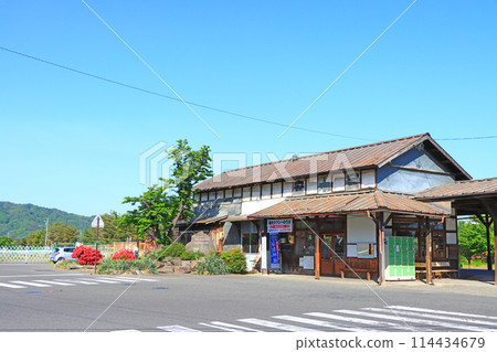Scenery of the old Matsushiro Station, Nagano City, Nagano Prefecture Scenery of the old Matsushiro Station, Nagano City, Nagano Prefecture 114434679