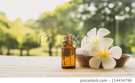 Aroma oil and plumeria 114434796