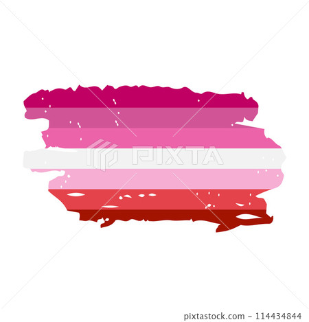 Grunge Lesbian Pride Flag. Symbol of LGBT community. Flag sexual identity. Vector template for banners, signs, logo design, etc. Grunge Lesbian Pride Flag. Symbol of LGBT community. Flag sexual identity. Vector template for banners, signs, logo design, etc. 114434844