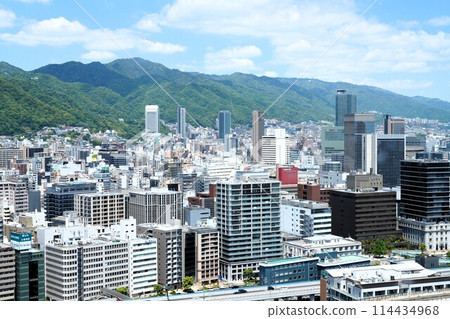 View from Kobe Port Tower (photographed in May 2024, after renovation) 114434968