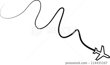 Airplane routes, aircraft, plane paths, travel 114435107