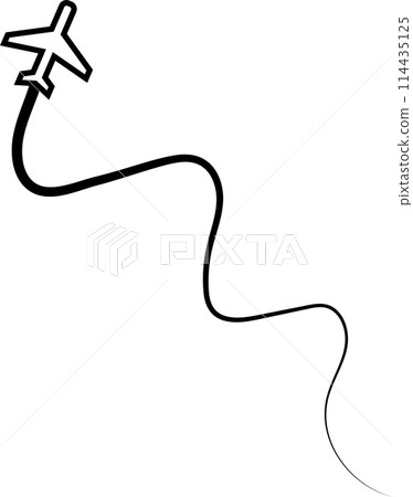 Airplane routes, aircraft, plane paths, travel 114435125