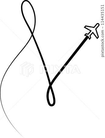 Airplane routes, aircraft, plane paths, travel 114435151