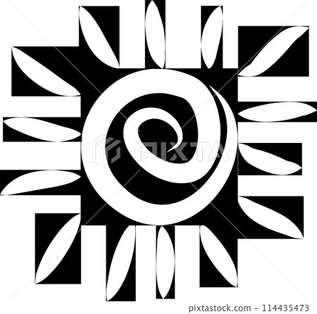 Set of hand drawn sun icons. Doodle style 114435473