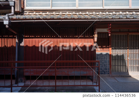 A photo of Sanchomachi, a historic street in Obama City, Fukui Prefecture. A photo of Sanchomachi, a historic street in Obama City, Fukui Prefecture. 114436536