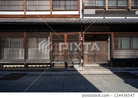A photo of Sanchomachi, a historic street in Obama City, Fukui Prefecture. A photo of Sanchomachi, a historic street in Obama City, Fukui Prefecture. 114436547