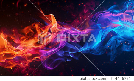 colorful flame background 114436735