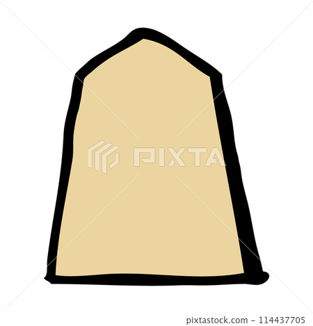 Hand-drawn plain shogi pieces Hand-drawn plain shogi pieces 114437705