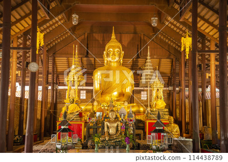 THAILAND RATCHABURI WAT MAHATHAT WORAWIHAN THAILAND RATCHABURI WAT MAHATHAT WORAWIHAN 114438789