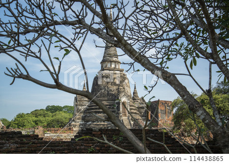 THAILAND AYUTTHAYA WAT PHRA SI SANPHET THAILAND AYUTTHAYA WAT PHRA SI SANPHET 114438865