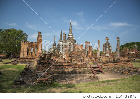 THAILAND AYUTTHAYA WAT PHRA SI SANPHET THAILAND AYUTTHAYA WAT PHRA SI SANPHET 114438872