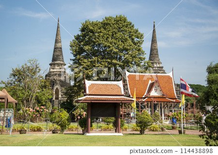 THAILAND AYUTTHAYA WAT PHRA SI SANPHET THAILAND AYUTTHAYA WAT PHRA SI SANPHET 114438898