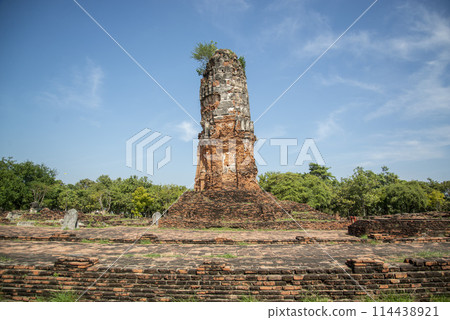 THAILAND AYUTTHAYA WAT LOKAYASUTHARAM 114438921