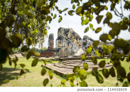 THAILAND AYUTTHAYA WAT LOKAYASUTHARAM THAILAND AYUTTHAYA WAT LOKAYASUTHARAM 114438939