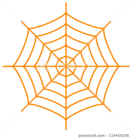 橘色蜘蛛網 114439298