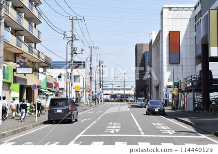 The streetscape in front of Kobuchi Station, Minami Ward, Sagamihara City The streetscape in front of Kobuchi Station, Minami Ward, Sagamihara City 114440129