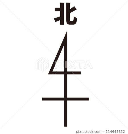 Orientation mark 114443832