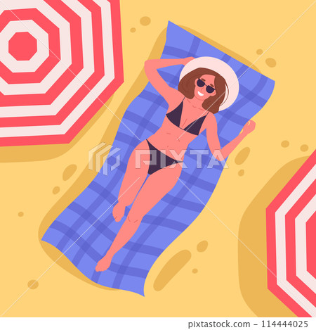 attractive, background, barefoot, beach, beauty, bikini, cartoon, character, chill, cute, enjoying, enjoyment, female, flat, girl, hat, holiday, illustration, leisure, lie down, lifestyle, ocean, attractive, background, barefoot, beach, beauty, bikini, cartoon, character, chill, cute, enjoying, enjoyment, female, flat, girl, hat, holiday, illustration, leisure, lie down, lifestyle, ocean, 114444025