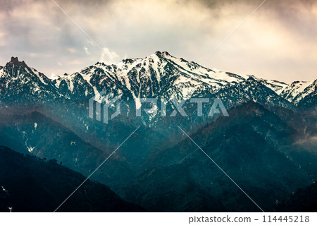 宮之王岳，日本百座名山之一，世界自然遺產屋久島（冬季） 114445218