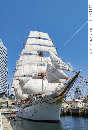 橫濱港未來地區、日本丸紀念公園、帆船「日本丸」、全帆展、國家重要文化財產 114445333