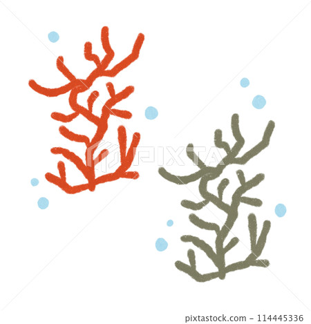 Two Corals 2 (Orange x Gray) 114445336