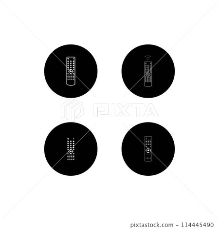 remote control logo remote control logo 114445490