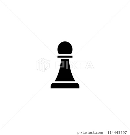 pawn chess icon 114445597